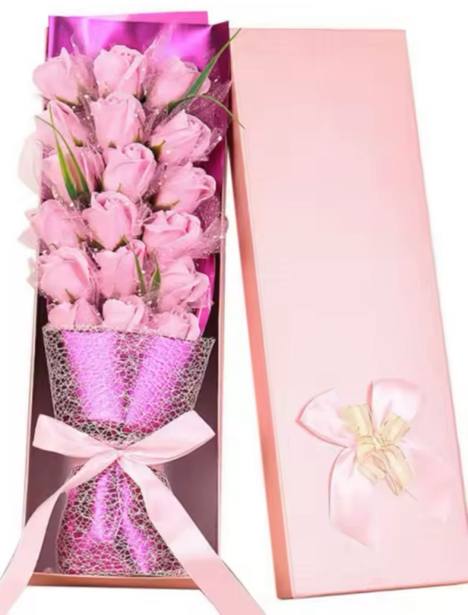 Elegant 11 Roses Soap Flower with Gift Box – The Perfect Surprise for your loved one