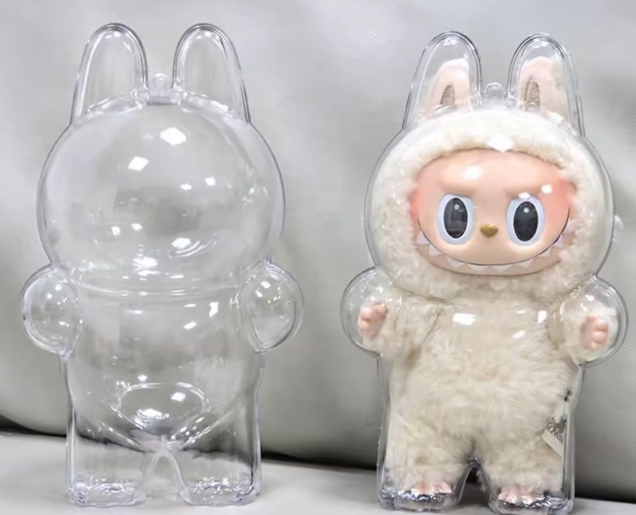 Lububu transparent protective case