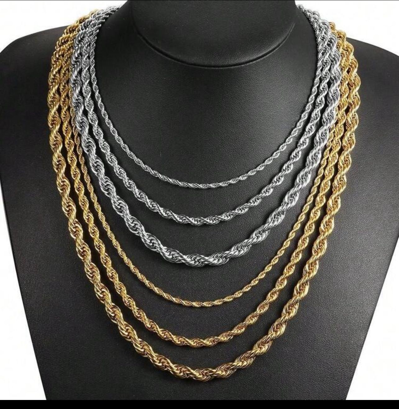 Men's Stainless Steel Jewelry Set Chain Cuban Necklace Bracelet Recessed Ring Hip Hop Stylish And Simple Style Suitable For Everyday Wear Holiday Gifts