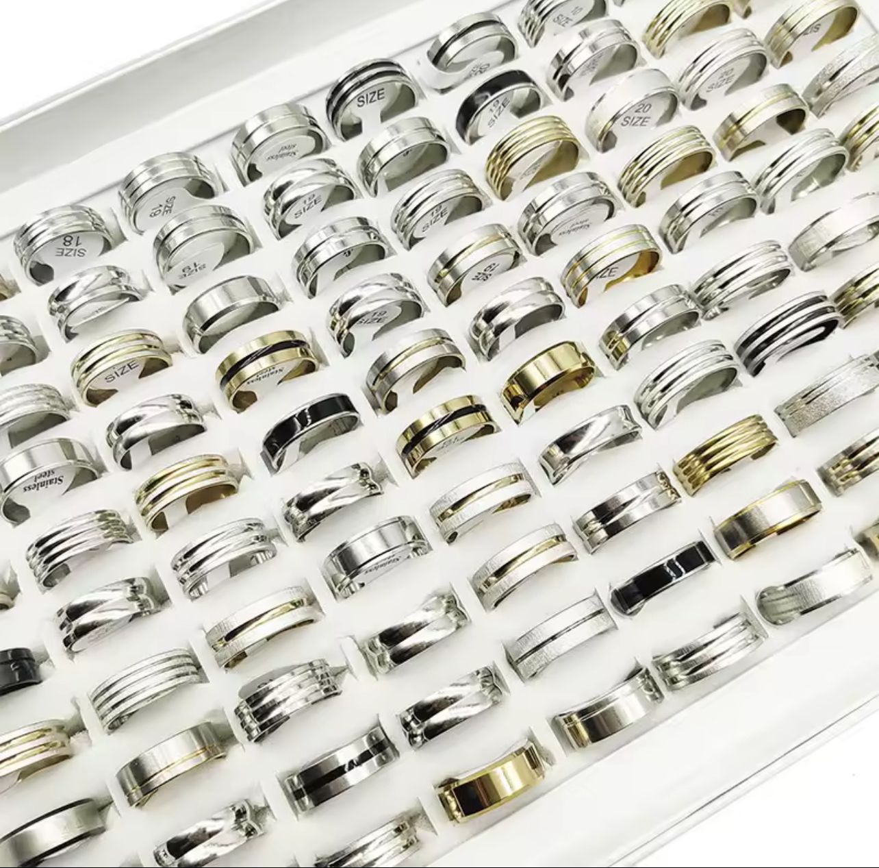 Elegant & Classic Rings- Diffrent Designs - Rings Sizes 4-14