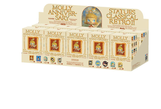 Molly Anniversary Statues Classical Retro 2 Series- Fridge Magnet Blind Box