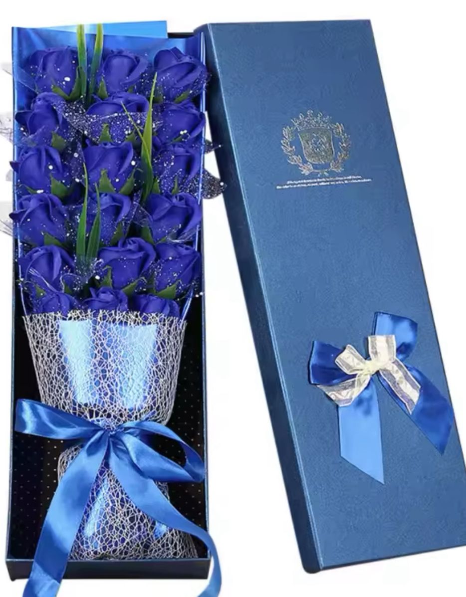 Elegant 11 Roses Soap Flower with Gift Box – The Perfect Surprise for your loved one