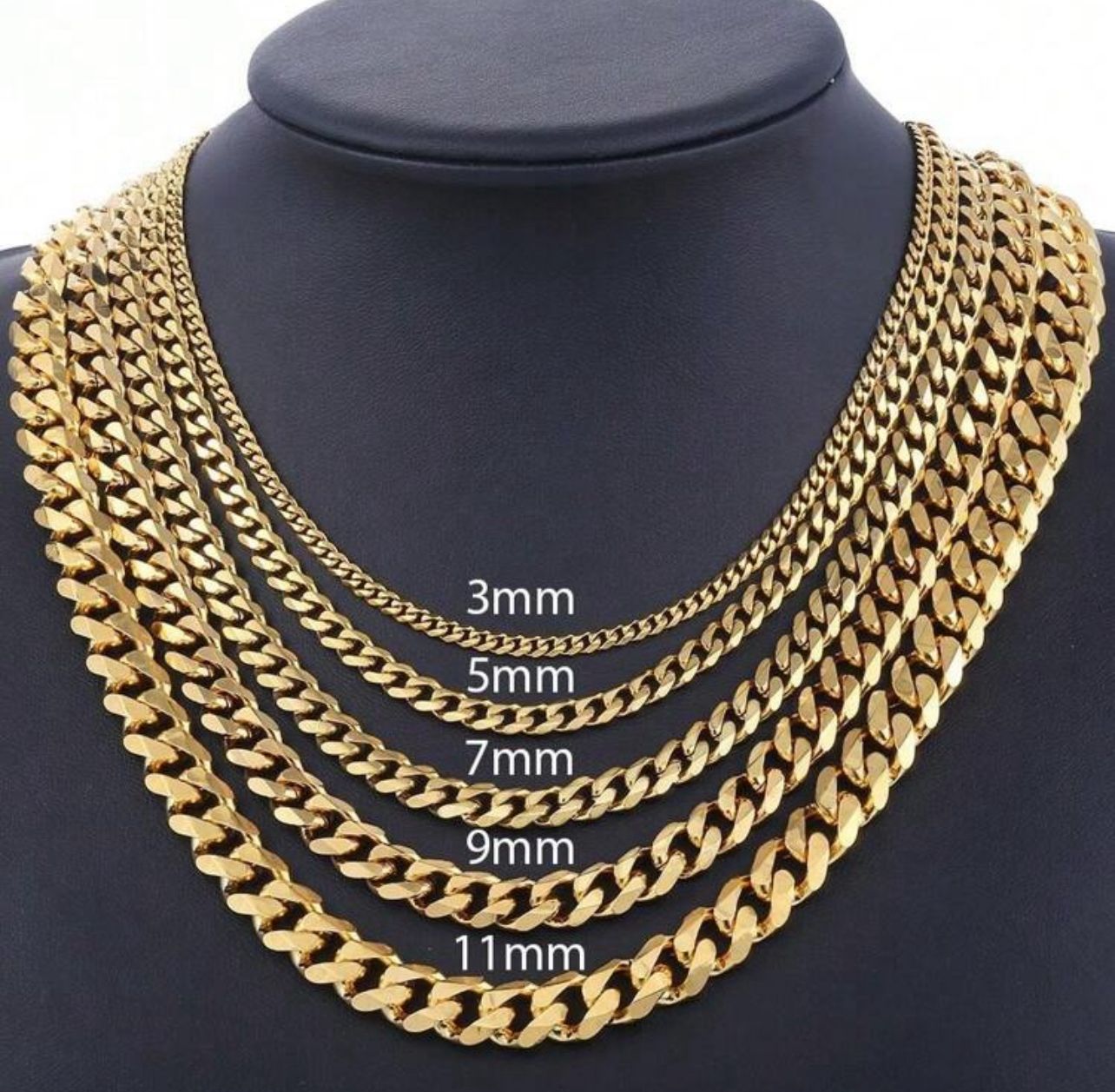 Men's Stainless Steel Jewelry Set Chain Cuban Necklace Bracelet Recessed Ring Hip Hop Stylish And Simple Style Suitable For Everyday Wear Holiday Gifts