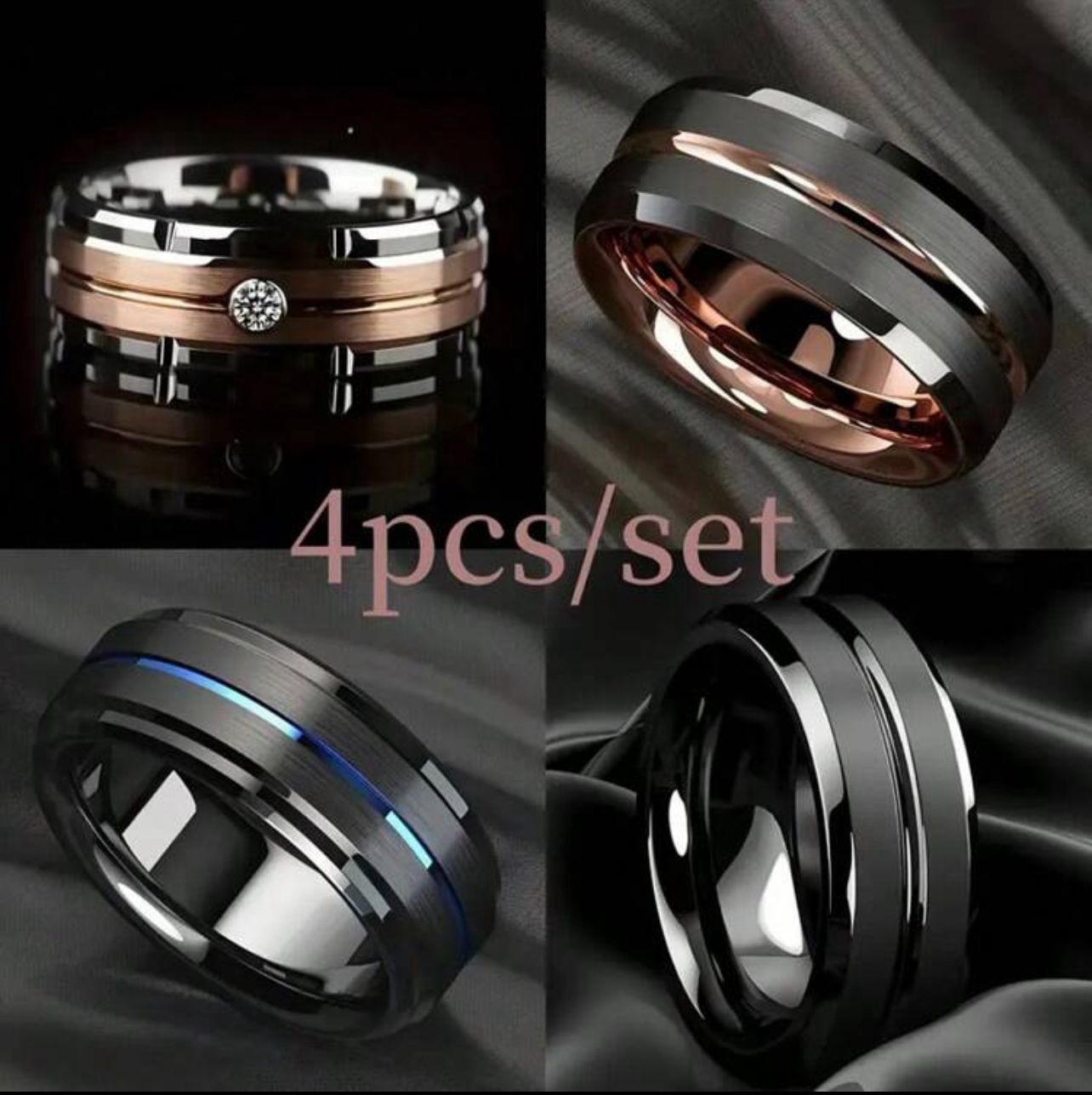Elegant & Classic Rings- Diffrent Designs - Rings Sizes 7-14