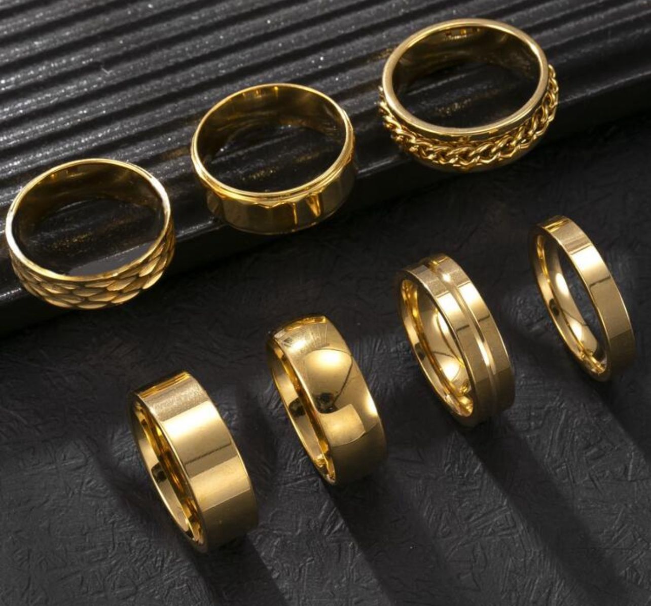 Elegant & Classic Rings- Diffrent Designs - Rings Sizes 7-14