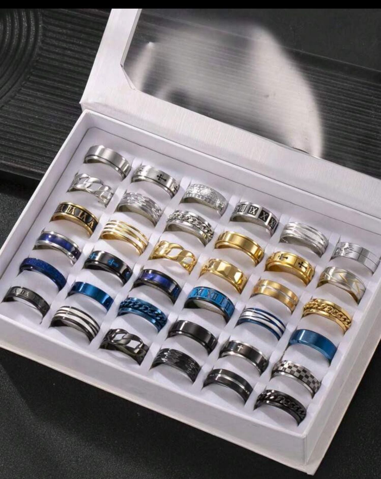 Elegant & Classic Rings- Diffrent Designs - Rings Sizes 7-14