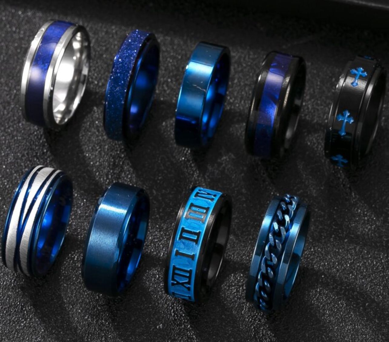 Elegant & Classic Rings- Diffrent Designs - Rings Sizes 7-14