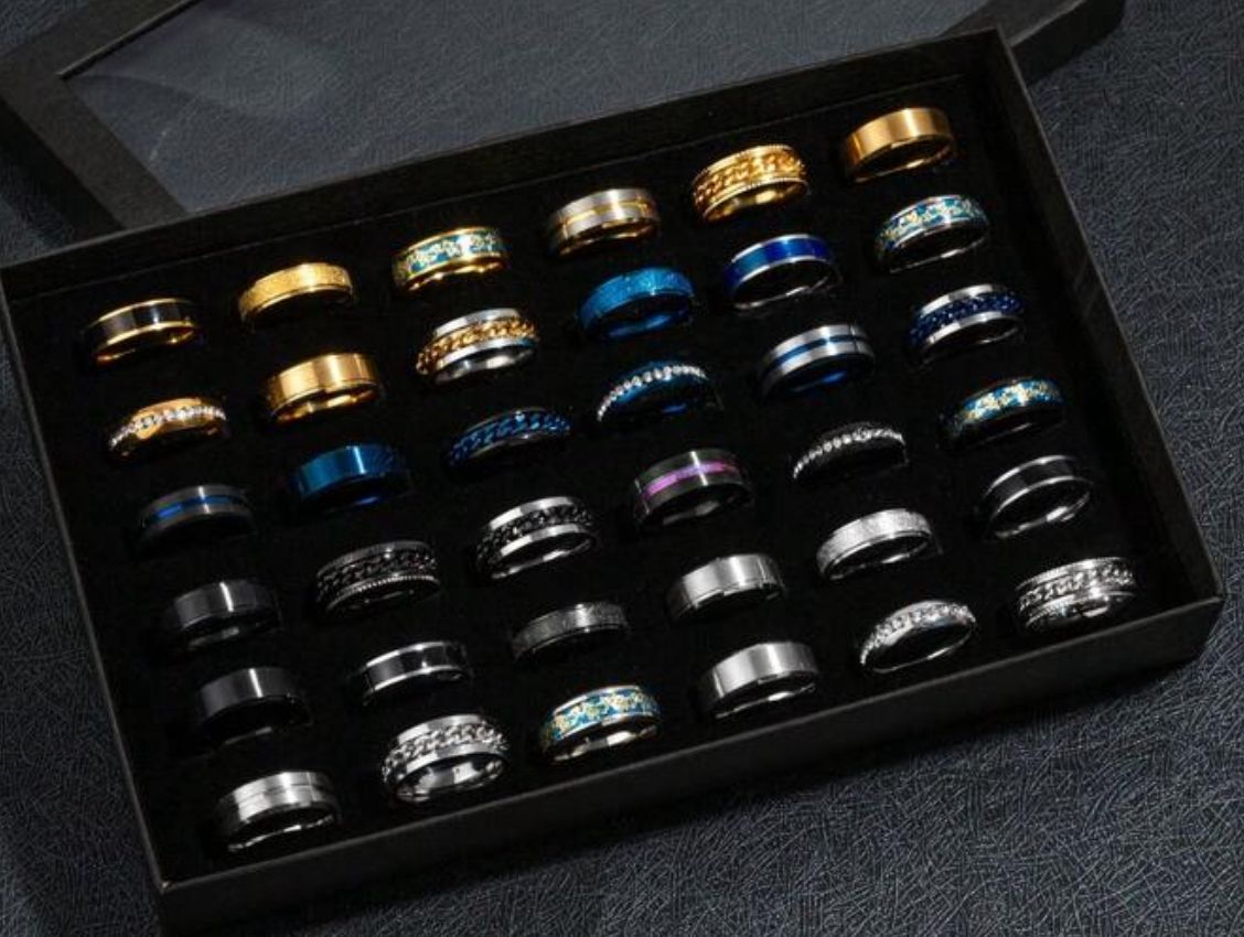 Elegant & Classic Rings- Diffrent Designs - Rings Sizes 7-14