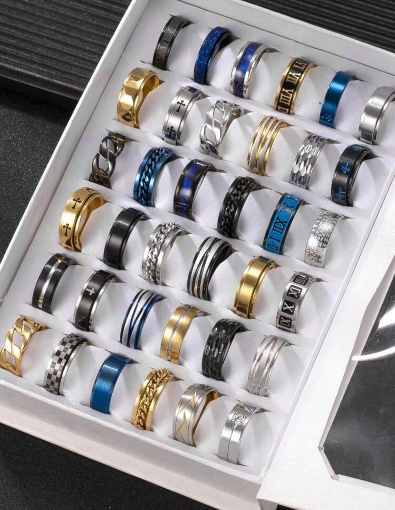 Elegant & Classic Rings- Diffrent Designs - Rings Sizes 7-14