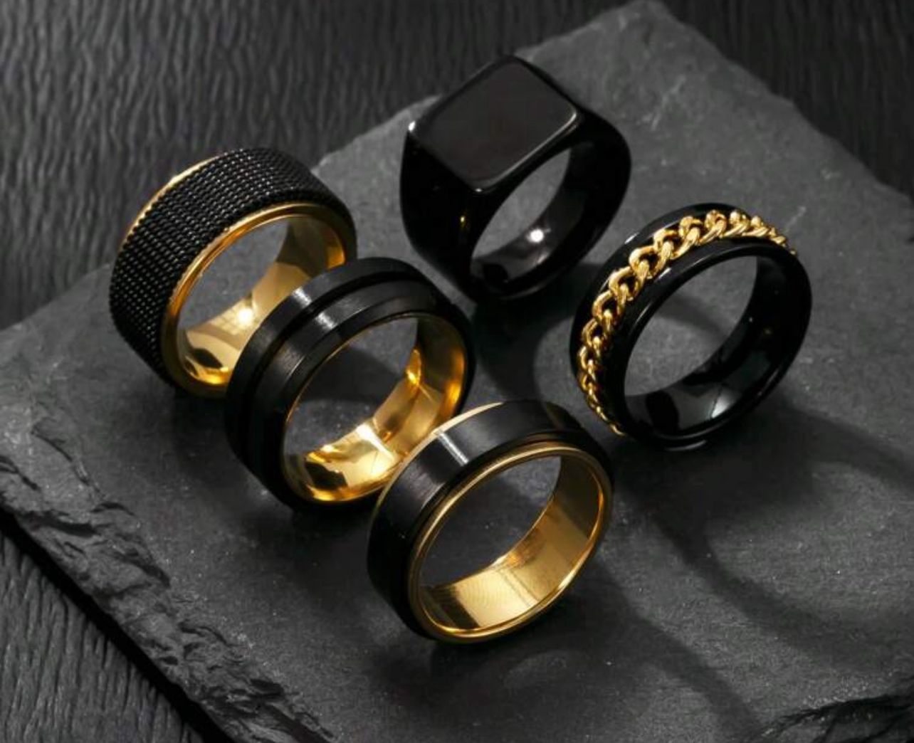 Elegant & Classic Rings- Diffrent Designs - Rings Sizes 7-14