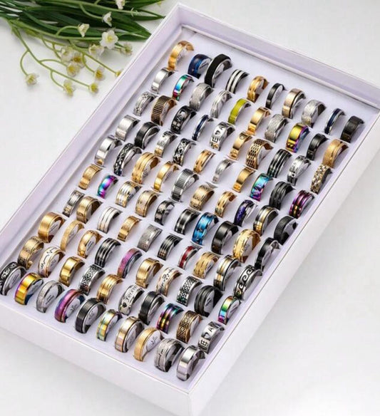 Elegant & Classic Rings- Diffrent Designs - Rings Sizes 7-14
