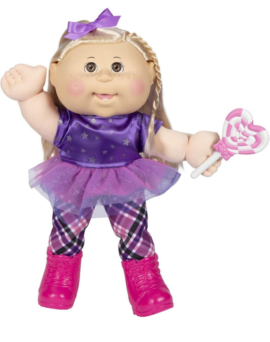 Cabbage Patch Kids - Blonde Hair/Brown Eye Girl Doll in Rocker Fashion