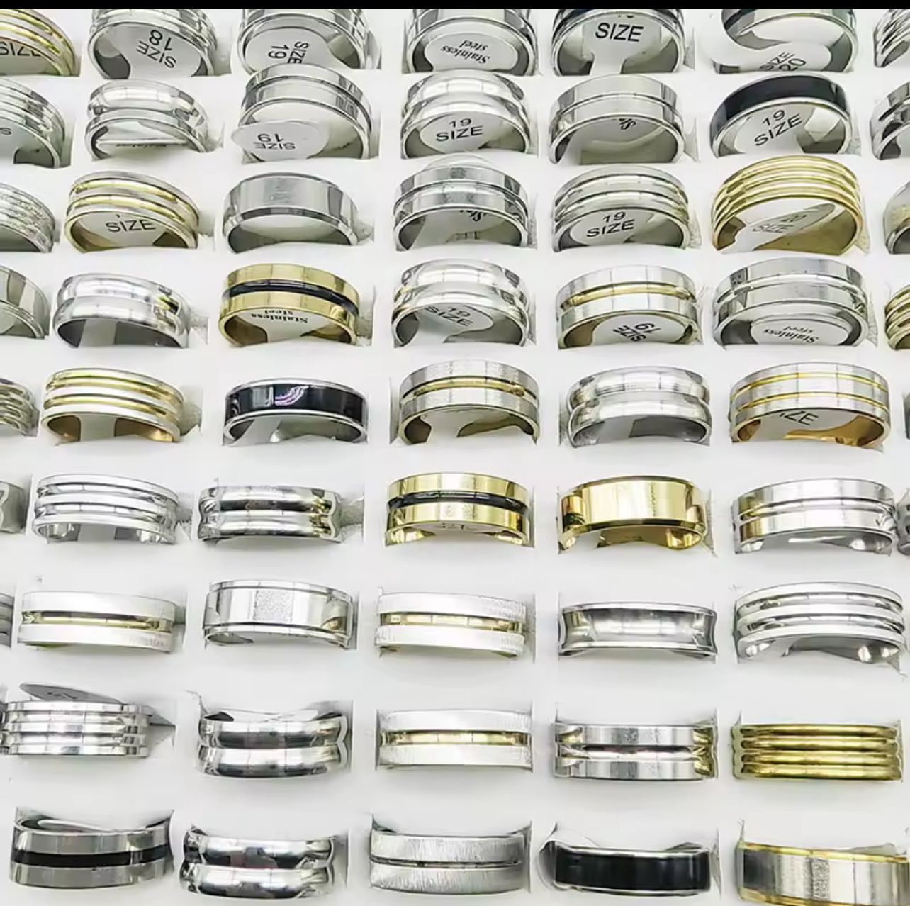 Elegant & Classic Rings- Diffrent Designs - Rings Sizes 4-14