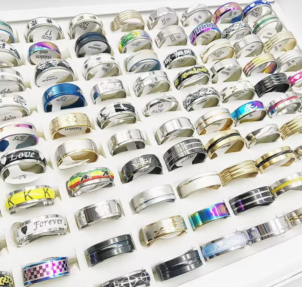 Elegant & Classic Rings- Diffrent Designs - Rings Sizes 4-14